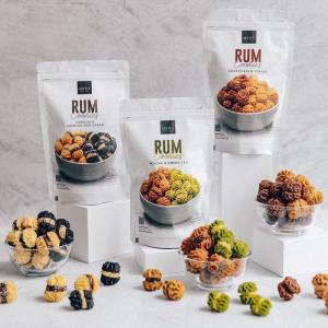 MENA Mix Rum Flavoured Cookies  Mocha & Green Tea Pouch 110g /MENA Mix Flavoured Rum Cookies Chocolate & Coffee Pouch 110g NO ALCOHOL NO PRESERVATIVES